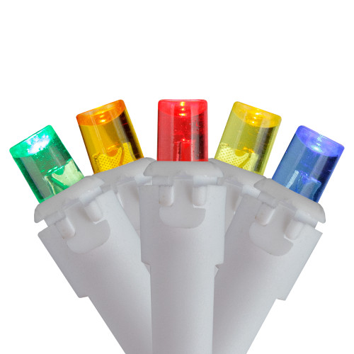 Set of 70 Multi Color LED Wide Angle Outdoor Icicle Decorative Lights