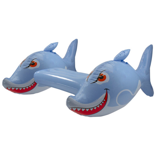 34" Inflatable Blue Shark Children's Swimming Pool Kickboard