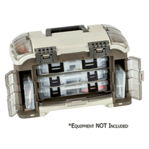 Guide Angled Tan and Black Tackle Box System 17”