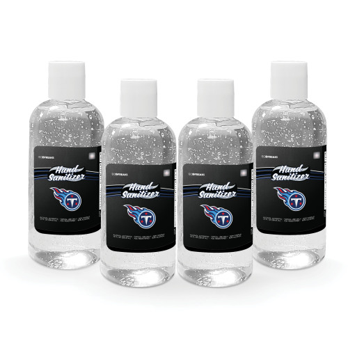 Pack of 4 NFL Tennessee Titans Hand Sanitizer with Flip Cap 12 oz.