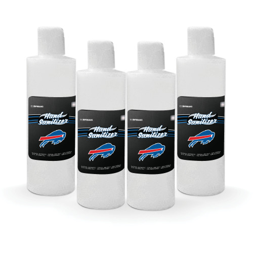 Pack of 4 NFL Buffalo Bills Hand Sanitizer with Flip Cap 8 oz.