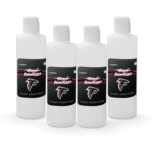 Pack of 4 NFL Atlanta Falcons Hand Sanitizer with Flip Cap 8 oz.