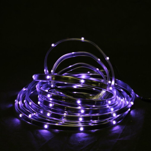 18' Cobalt Blue LED Indoor/Outdoor Christmas Linear Tape Lighting - Black Finish
