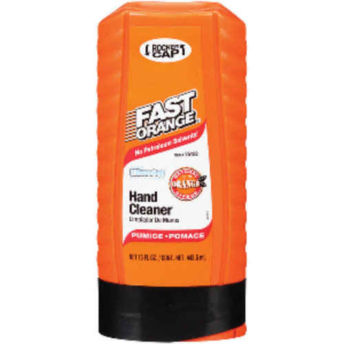 7" Orange and Black Fine Pumice Lotion Hand Cleaner