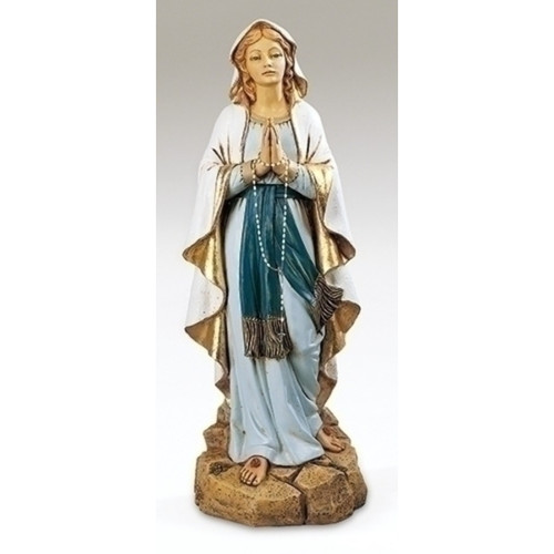 23.75" Lady of Lourdes Religious Outdoor Statue