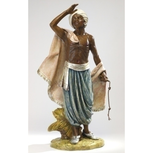 62" Aman Camel Driver Christmas Outdoor Nativity Statue