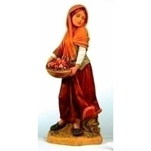 31.5" Rachel Villager Christmas Outdoor Nativity Statue