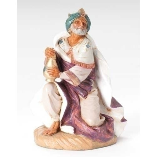 18" Kneeling King Gaspar Christmas Outdoor Nativity Statue