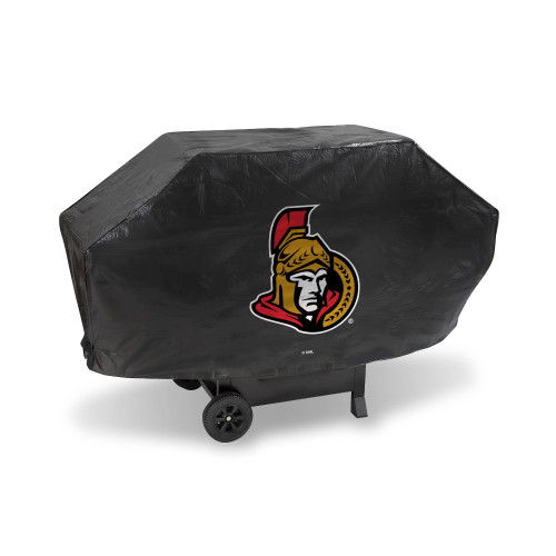 68" x 35" Brown and Red NHL Ottawa Senators Deluxe Grill Cover