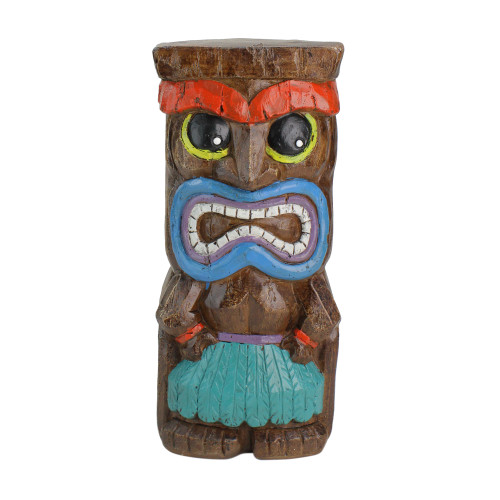 14.5" Hawaiian Luau Tiki Man Outdoor Patio Garden Statue