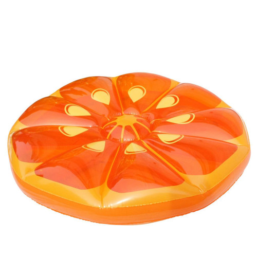 Inflatable Orange Slice Island Lounger Raft Pool Float, 49-Inch