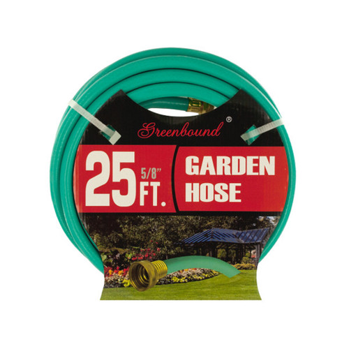 0.5" x 25' Green 3 Layer Garden Hose