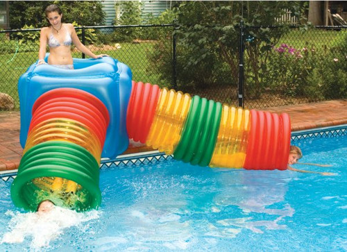 Deluxe Habitat Swimming Pool Inflatable Maze Play System