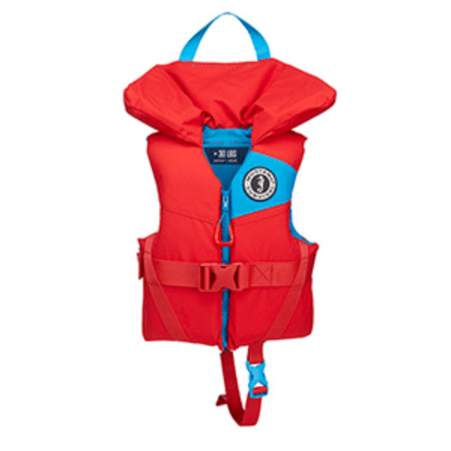 17" Imperial Red and Blue Mustang Multipurpose Infant Foam Life Vest Jacket