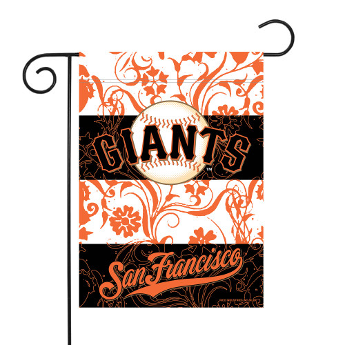 18" x 13" Orange and White MLB San Francisco Giants Outdoor Garden Flag
