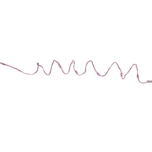 35 Battery Operated Pink LED Micro Christmas Fairy Lights - 6 ft Pink Wire