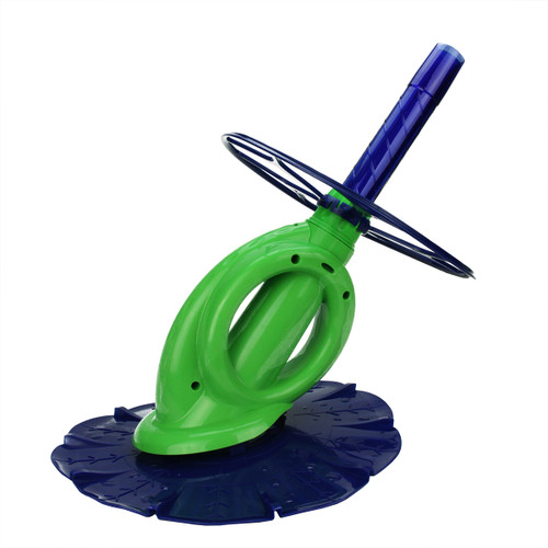 32" Blue and Green Automatic Cleaning System with Blow-Molded Hoses for Above-Ground Swimming Pools