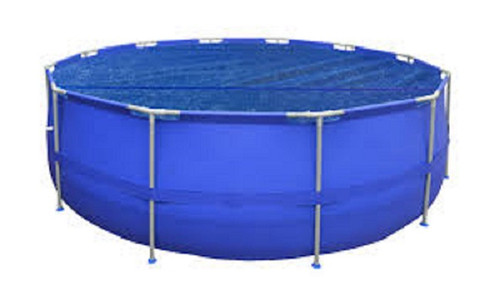 17' Blue Round Floating Solar Cover for Steel Frame Swimming Pool