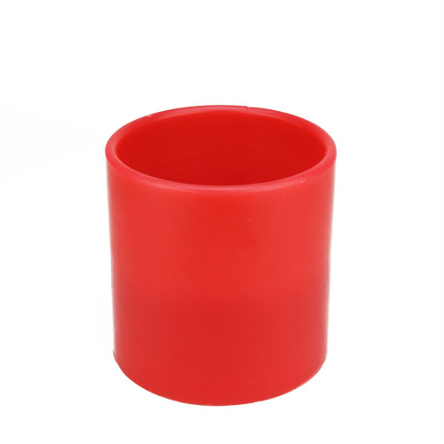 6" Red Battery Operated Flameless Flickering Christmas Pillar Candle