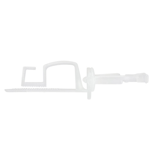 50ct White Universal Swivel Gutter and Shingle Outdoor Christmas Light Clips 3.75"