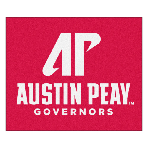 59.5" x 71" Red NCAA Austin Peay State University Governors Tailgater Mat Outdoor Area Rug