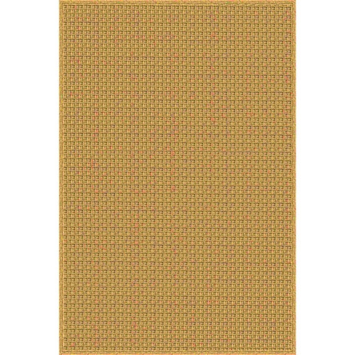 4' x 6' Latin Suture Summer Gold Hand Woven Outdoor Area Throw Rug
