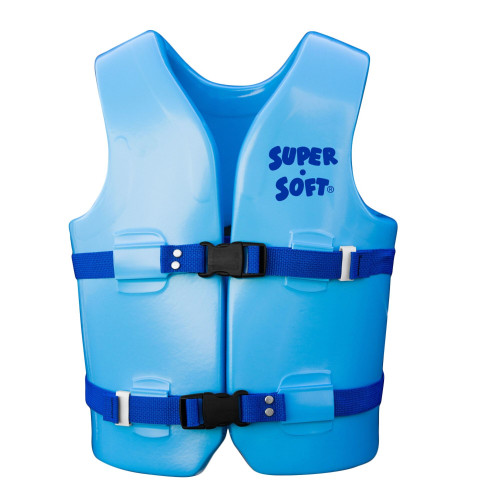 15" Blue Medium TRC Recreation Kids Soft USCG Life Vest