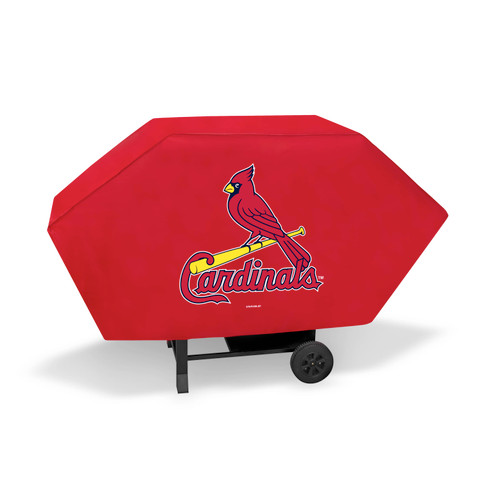 68" x 35" Red and Yellow MLB St. Louis Cardinals Executive Padded Grill Cover