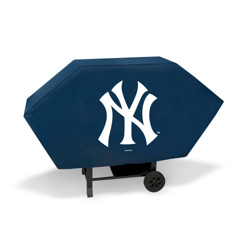 68" x 35" Blue and White MLB New York Yankees Executive Grill Cover
