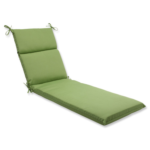 72.5" Sunbrella Asparagus Green Outdoor Patio Chaise Lounge Cushion