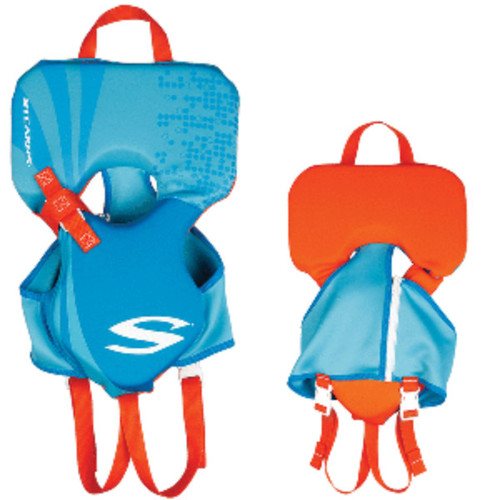 16" Blue and Red Hydroprene Infant Swimming Life Jacket