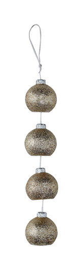 1.5" Gold Ornaments Candle on a Rope