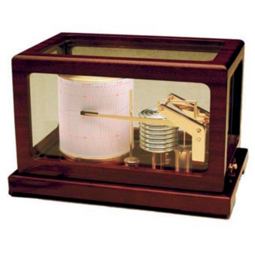 10" Brown Weems and Plath Dampened Deluxe Quartz Barograph