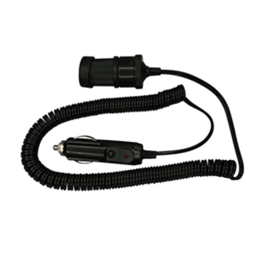 9" Solid Black Vehicle Accessories Furrion 12-Volt Coiled Extension Cord 6-Feet