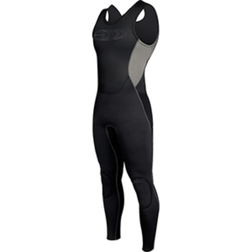 14" Black and Gray Women Adult XX-Small Stretchable Sleeveless Skiff Suit