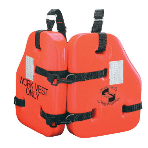 13" Orange and Black Stearns Multipurpose Oversize Life Vest Jacket