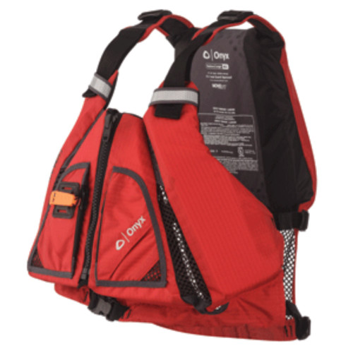 19" Red and Black Onyx Multipurpose X-Large/XX-Large Paddle Sports Life Vest Jacket