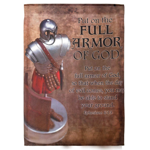 Full Armor of God Garden Flag 18" x 13"