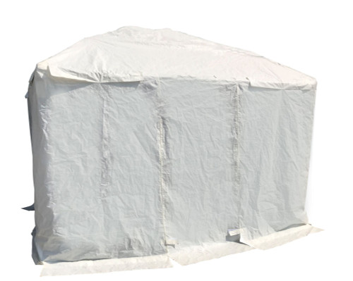 10' White UV Resistant Outdoor Winter Gazebo Cover