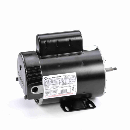 2 HP 230V 2 SPEED 56Y MOTOR 1.00 SF 8.0/3.0A 1750/3450 RPM 56 FRAME 240V