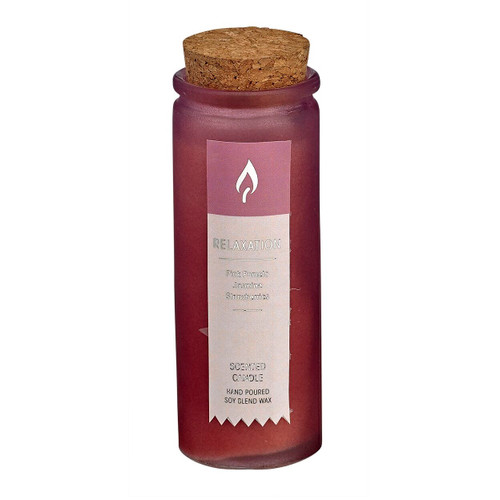 Set of 4 Pink Elegant Tincture Bottle 2 Oz Aromatherapy Candle, 2.5"