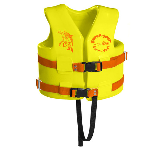 Soft Yellow Small USCG Approved Child's Vinyl Vest 26"