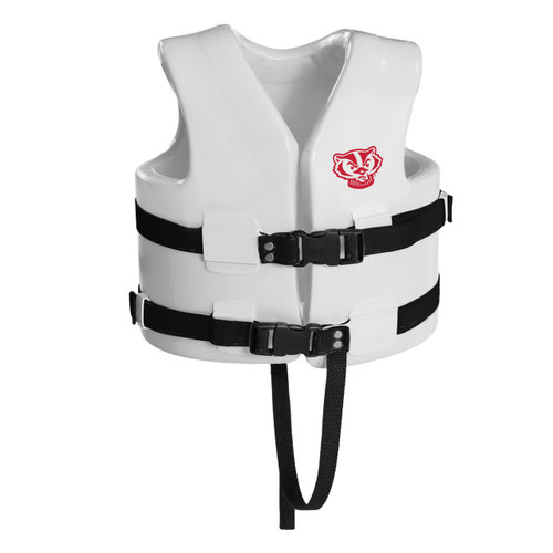 CHILD VEST  XSMALL WHITE WISCONSIN - White