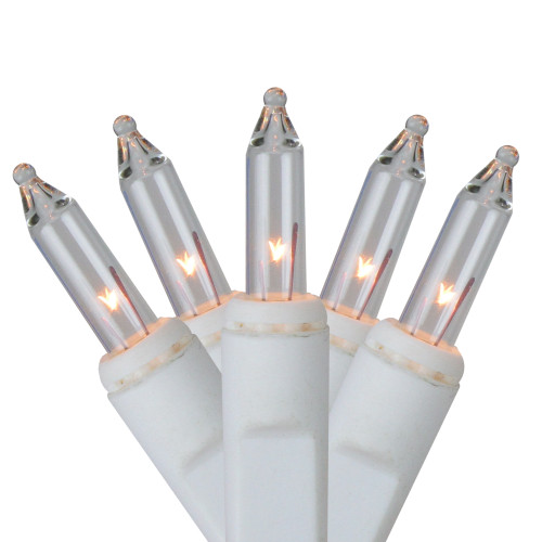 13.2' Clear Mini Icicle Christmas Decor Lights