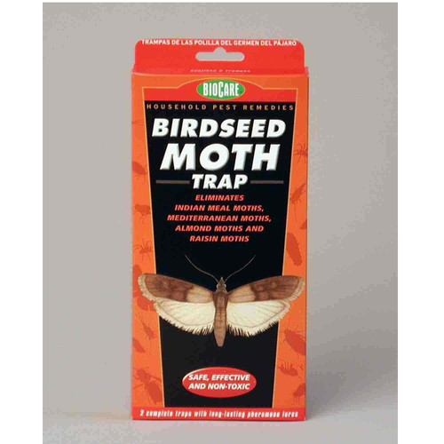 8.75" Orange and Black Bird Seed Moth Trap