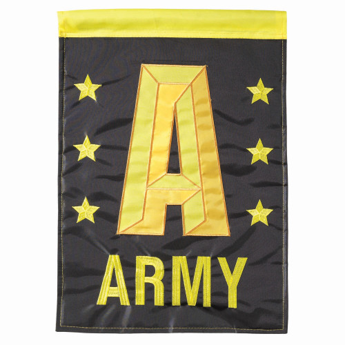 42" Black and Yellow "Army" Flag