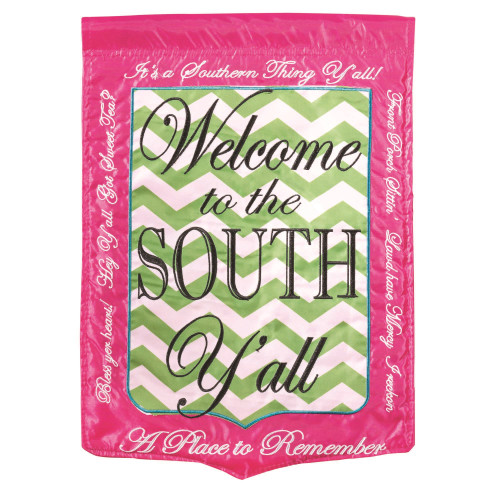 13" x 18" "Welcome to the South Y'all" Garden Flag