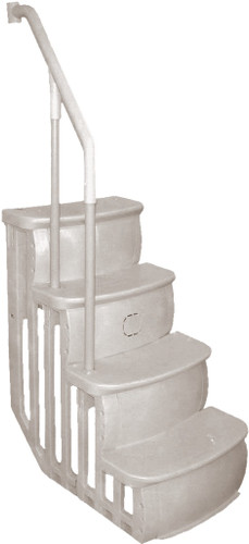 36" Smart Step Above Ground Swimming Pool Ladder Attachment - Taupe