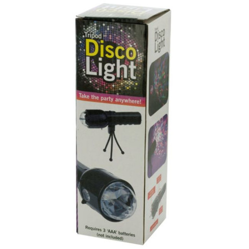 Pack of 2 Black Novelty Tripod Disco Lights 4"