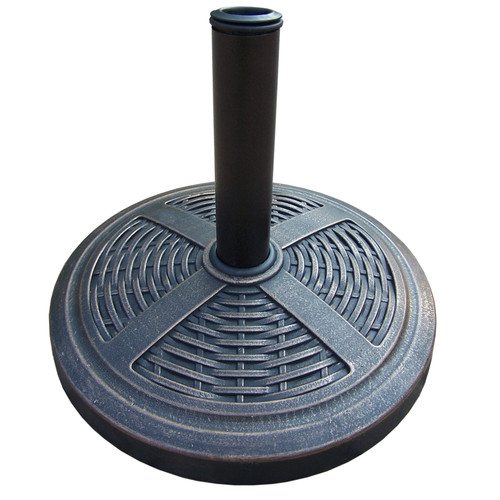 darlee basket weave patio umbrella base in antique bronze Best Choice Products 26lb Outdoor Stand Heavy-Duty Steel Square Umbrella w/Bronze Finish, Decorative Pattern : Patio, Lawn & Garden 108 W X 108 D X 111 H Treasure Garden 50 lb Classic